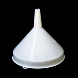 Entonnoir polymère blanc diamètre 16cm